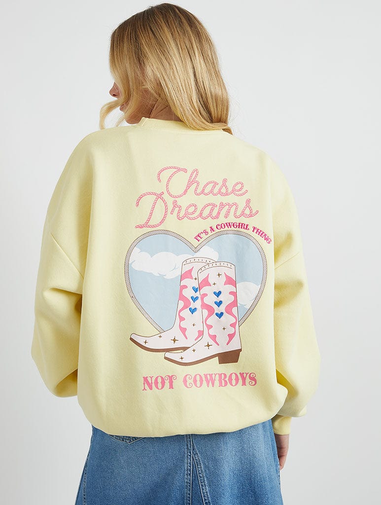 Chase Dreams Not Cowboys Sweatshirt Hoodies & Sweatshirts Skinnydip London