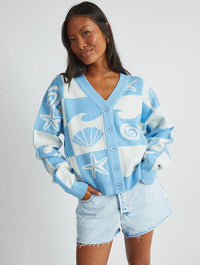 Checked Shell Cardigan Jumpers & Cardigans Skinnydip London