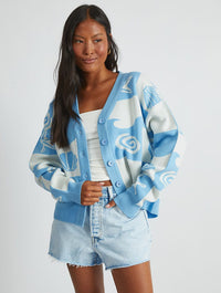 Checked Shell Cardigan Jumpers & Cardigans Skinnydip London