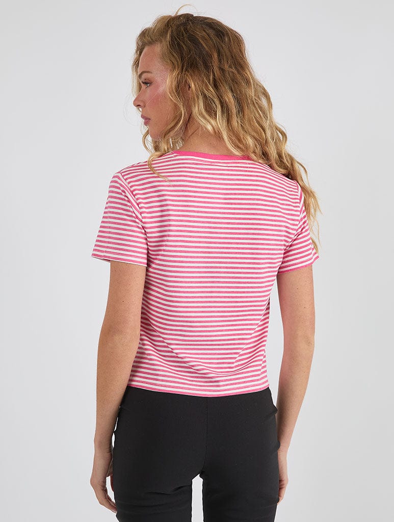 Cherry Beaded Baby Tee Tops & T-Shirts Skinnydip London