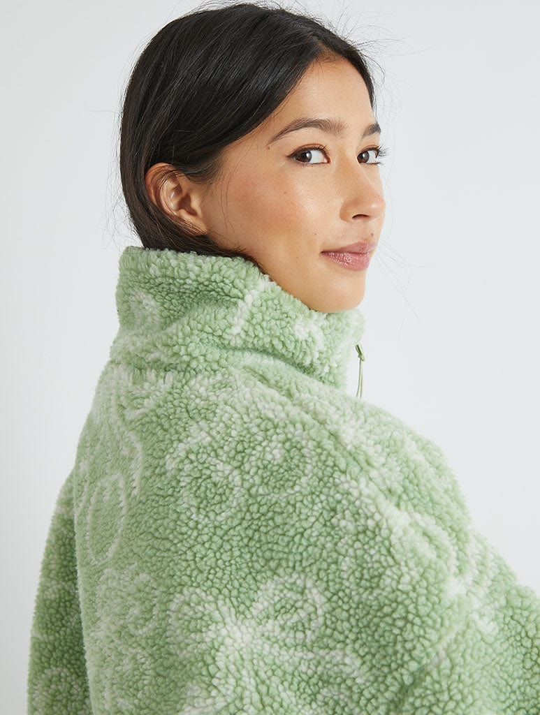 Cherry Borg Jacket Coats & Jackets Skinnydip London