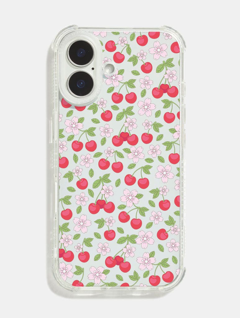 Cherry Flower Shock iPhone Case Phone Cases Skinnydip London