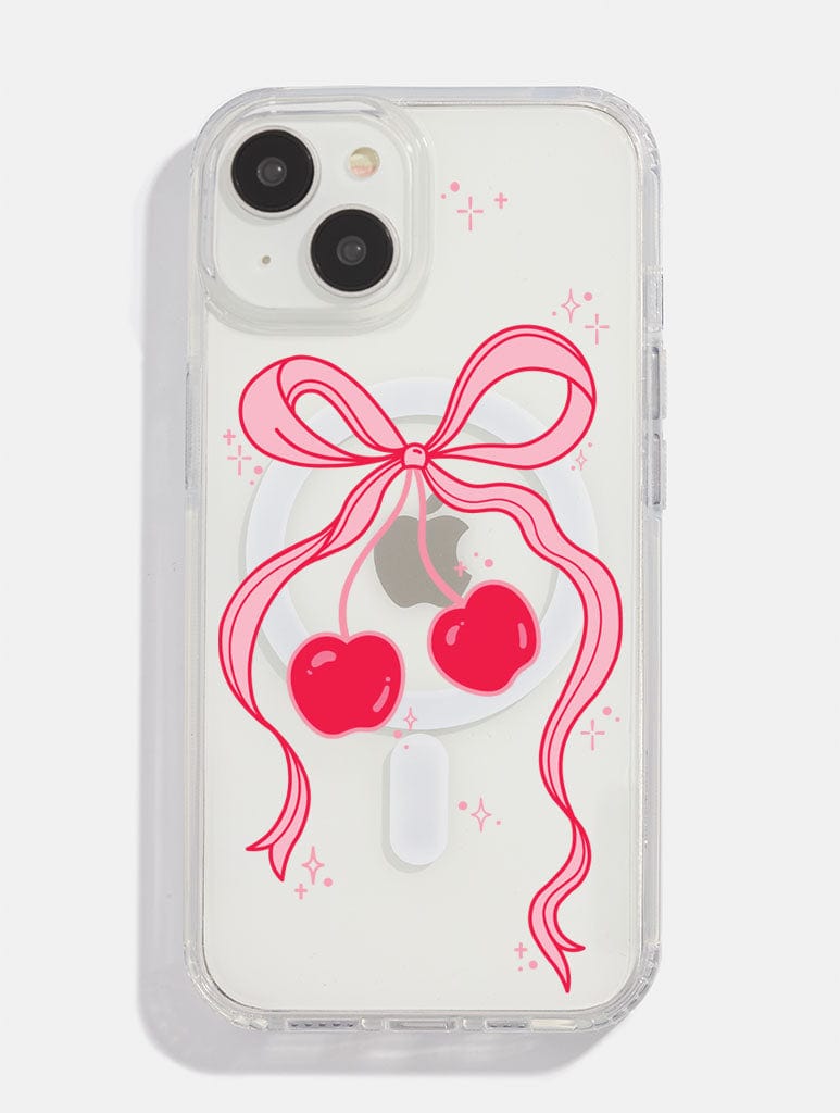 Cherry Ribbon MagSafe iPhone Case Phone Cases Skinnydip London
