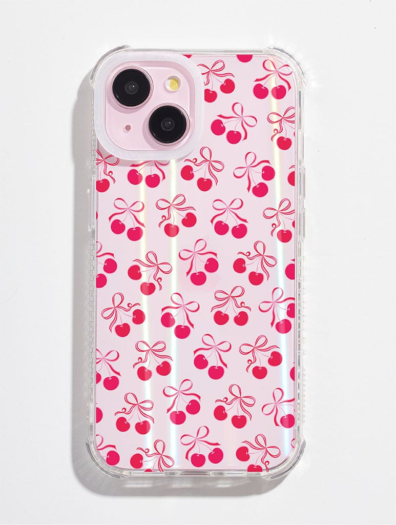 Cherry Ribbons Shock iPhone Case | Adorable Mobile Accessories Cherry Ribbons Shock iPhone Case | Adorable Mobile Accessories