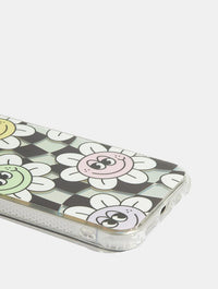 Chill Daisy Check Shock iPhone Case Phone Cases Skinnydip London