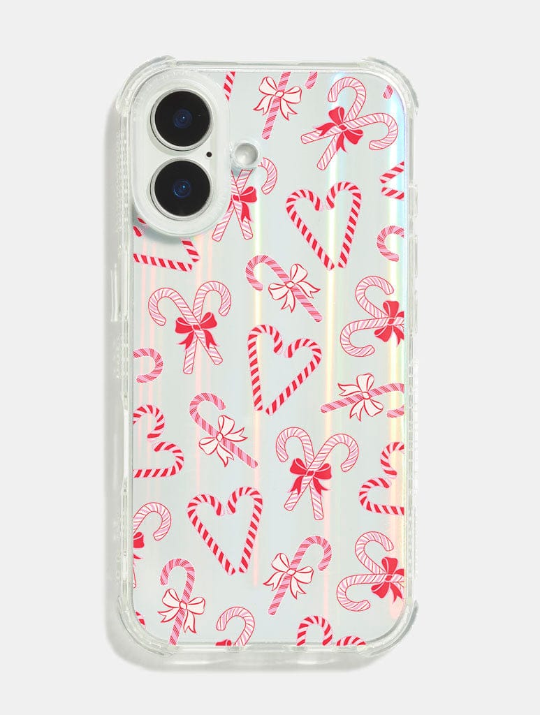 Christmas Candy Canes Shock iPhone Case Phone Cases Skinnydip London