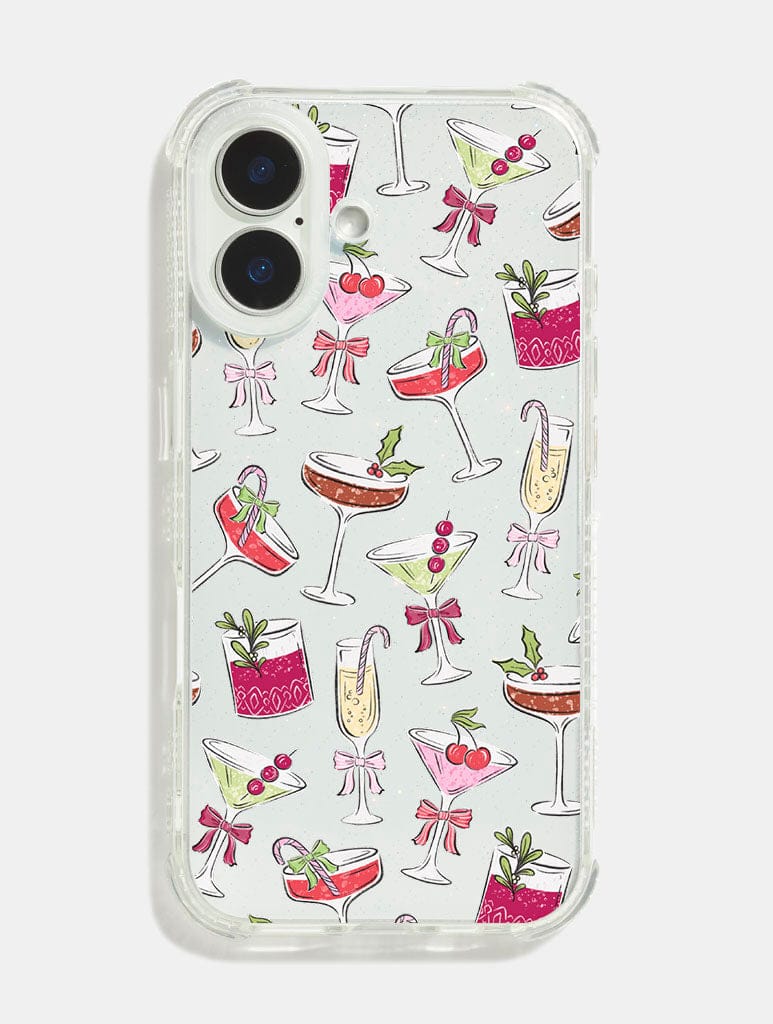 Christmas Cocktails Shock iPhone Case Phone Cases Skinnydip London