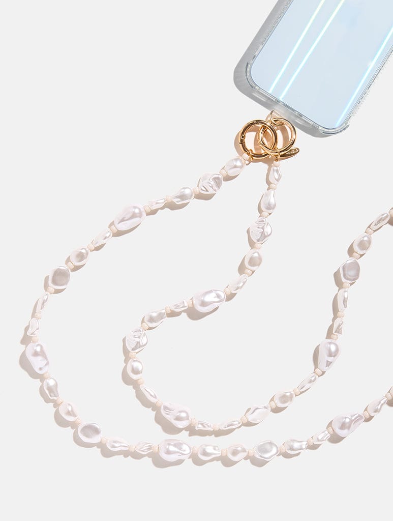 Chunky Pearl Cross Body Beaded Charm Strap Phone Grips Skinnydip London