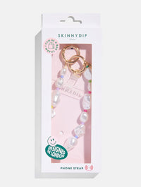 Chunky Pearl Rainbow Beaded Phone Charm Phone Grips Skinnydip London