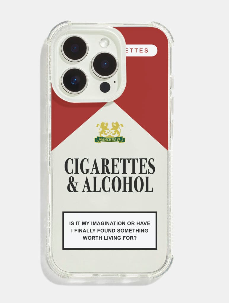 Cigarettes & Alcohol Shock iPhone Case Phone Cases Skinnydip London