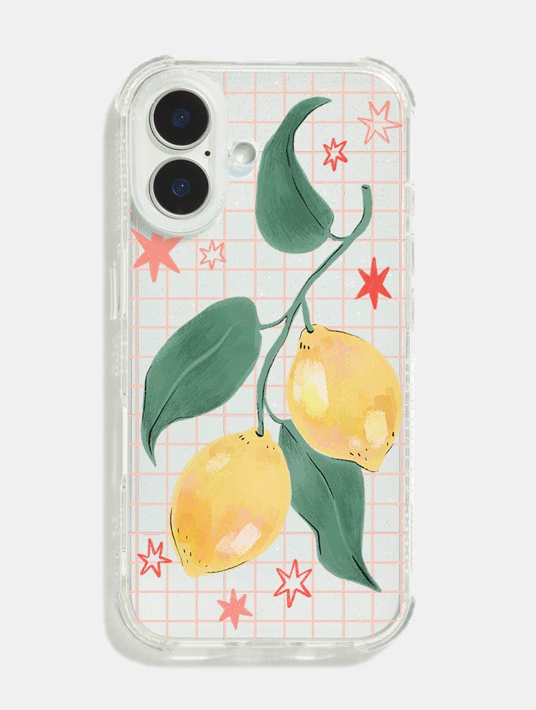 Claudia Guariglia x Skinnydip Lemons Shock iPhone Case Phone Cases Skinnydip London