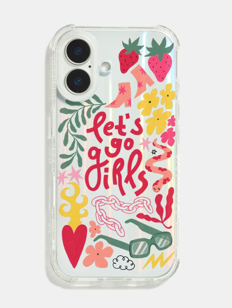 Claudia Guariglia x Skinnydip Let's Go Girls Shock iPhone Case Phone Cases Skinnydip London