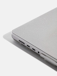 Clear Glitter Transparent MacBook Case Laptop Cases Skinnydip London
