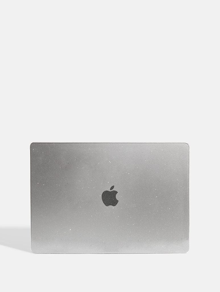 Clear Glitter Transparent MacBook Case Laptop Cases Skinnydip London