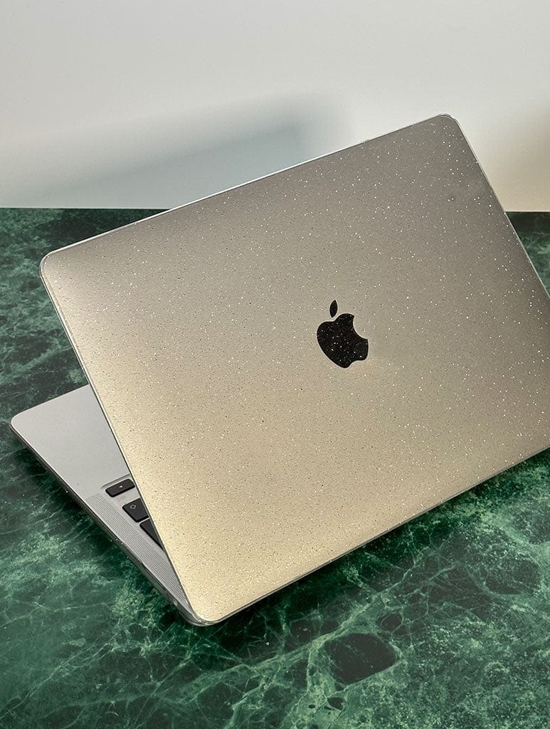 Clear Glitter Transparent MacBook Case Clip on MacBook Case