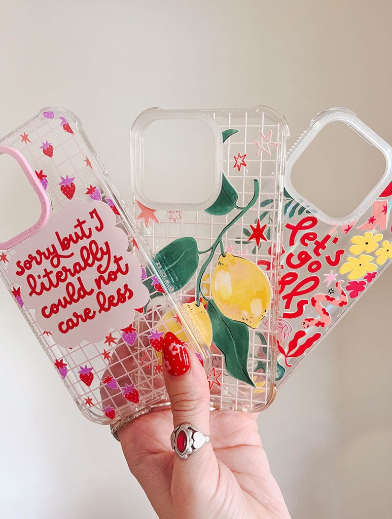 Cloudy Afternoon Studio x Skinnydip Could Not Care Less Shock iPhone Case Phone Cases Skinnydip London