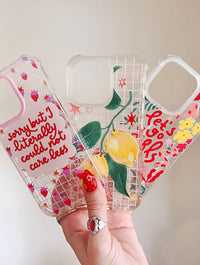 Cloudy Afternoon Studio x Skinnydip Could Not Care Less Shock iPhone Case Phone Cases Skinnydip London