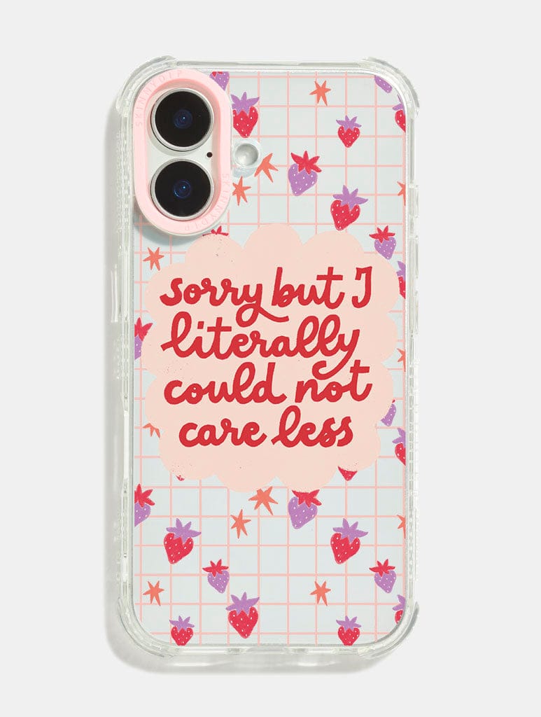 Cloudy Afternoon Studio x Skinnydip Could Not Care Less Shock iPhone Case Phone Cases Skinnydip London