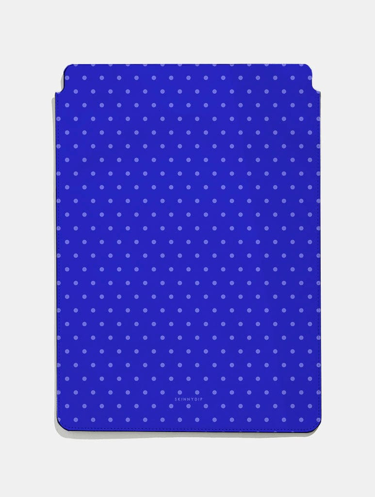 Cobalt Blue Mini Dots Tablet Sleeve Tablet Cases Skinnydip London