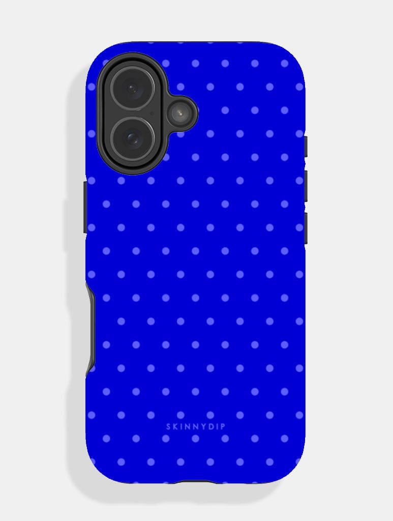 Cobalt Blue Mini Dots Ultra Protective iPhone Case Phone Cases Skinnydip London