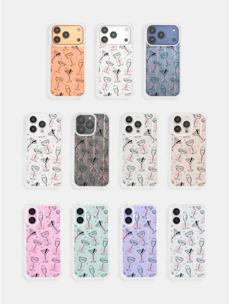 Cocktail Bows Shock iPhone Case Phone Cases Skinnydip London