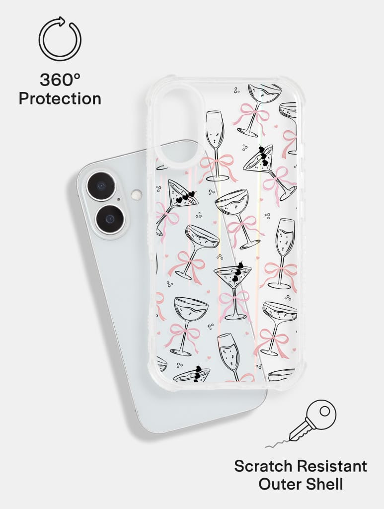 Cocktail Bows Shock iPhone Case Phone Cases Skinnydip London