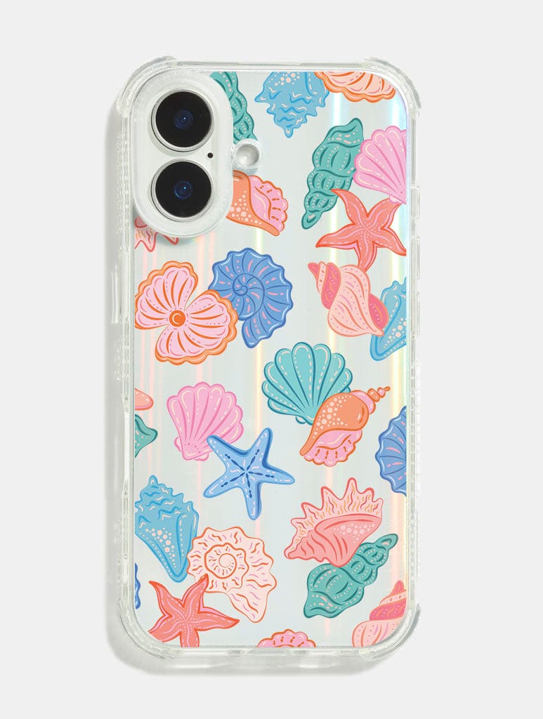 Colourful Sea Shells Shock iPhone Case Phone Cases Skinnydip London