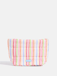 Colourful Sketchy Stripe Pillow Pouch Makeup Bag Makeup Bags & Wash Bags Skinnydip London