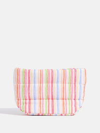 Colourful Sketchy Stripe Pillow Pouch Makeup Bag Makeup Bags & Wash Bags Skinnydip London