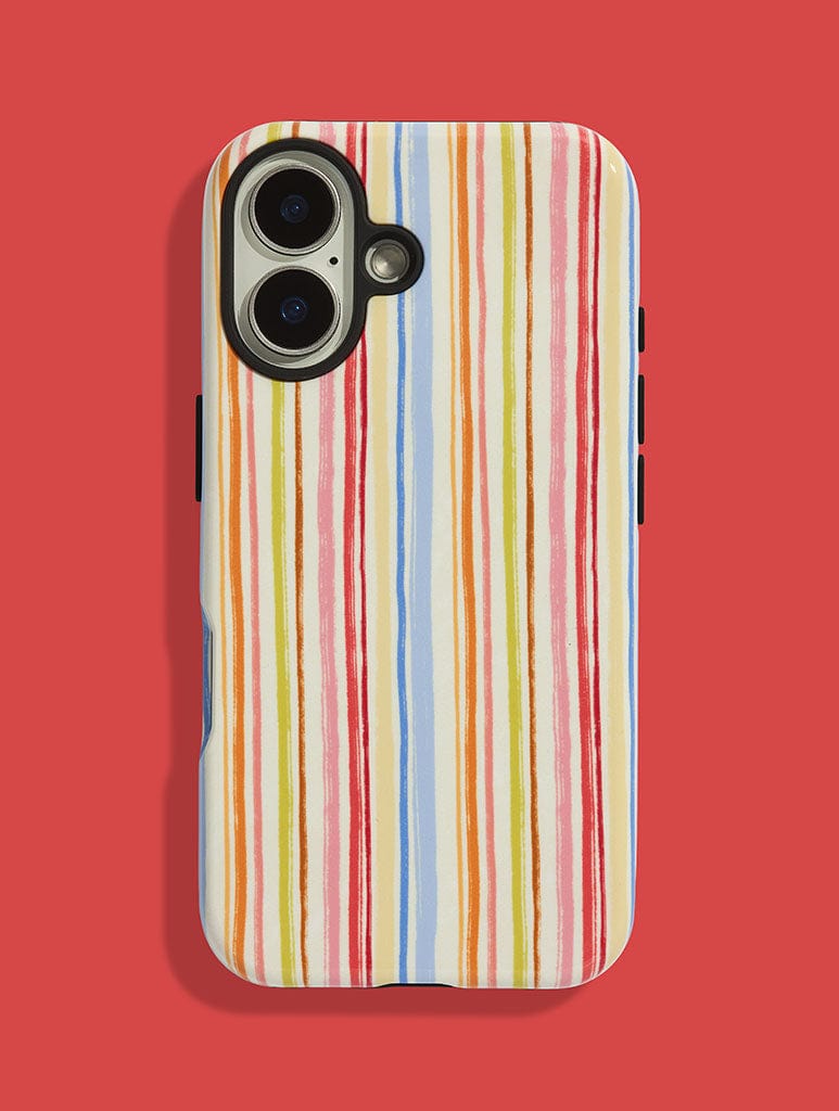 Colourful Stripes Ultra Protective iPhone Case Phone Cases Skinnydip London