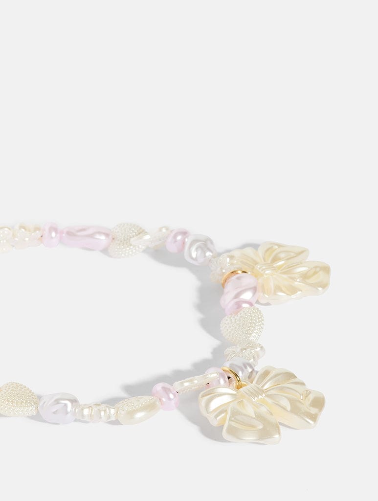 Coquette Pearl Beaded Strap Phone Grips Skinnydip London