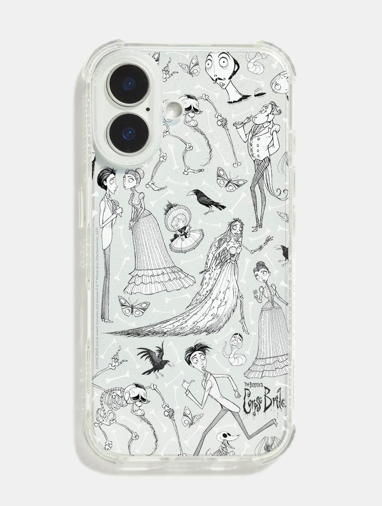 Corpse Bride x Skinnydip Mixed Character Shock iPhone Case Phone Cases Skinnydip London