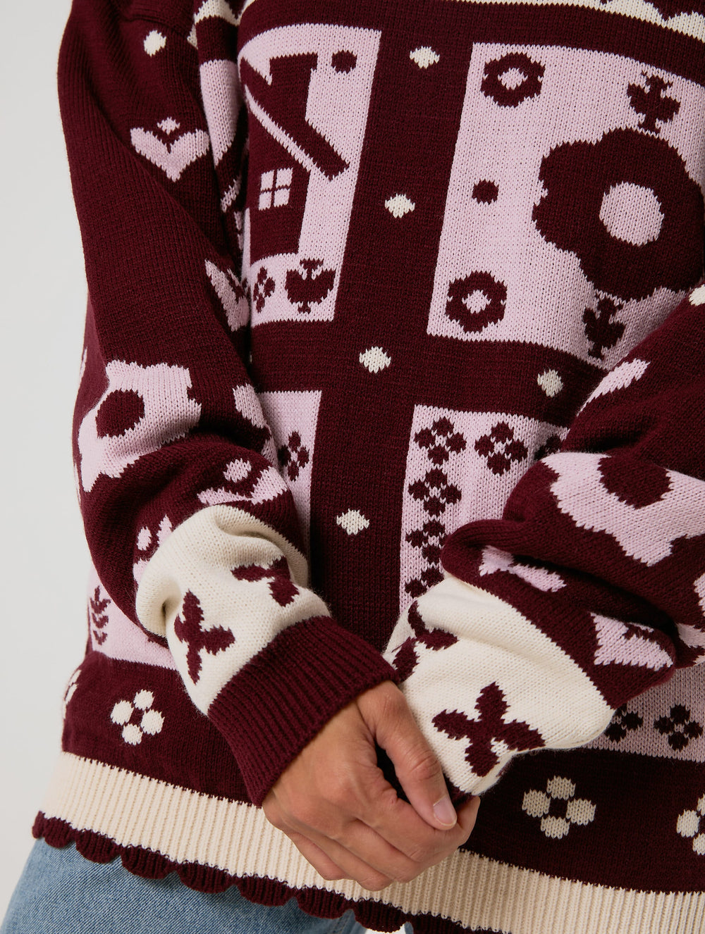 Cosy Cottage Knitted Jumper Jumpers & Cardigans Skinnydip London