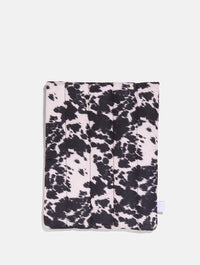 Cow Print Quilted Bow Laptop Sleeve Laptop Cases Skinnydip London