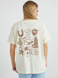 Cowgirl Sketch T-Shirt Tops & T-Shirts Skinnydip London