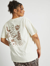 Cowgirl Sketch T-Shirt Tops & T-Shirts Skinnydip London
