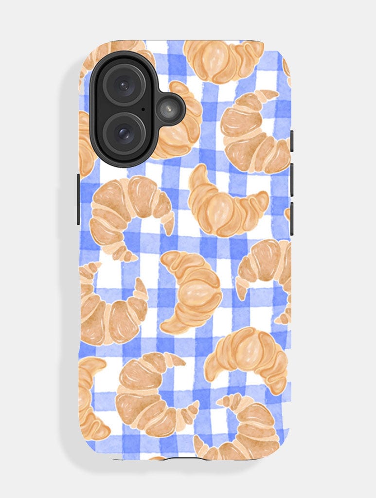 Croissant Gingham Ultra Protective iPhone Case Phone Cases Skinnydip London