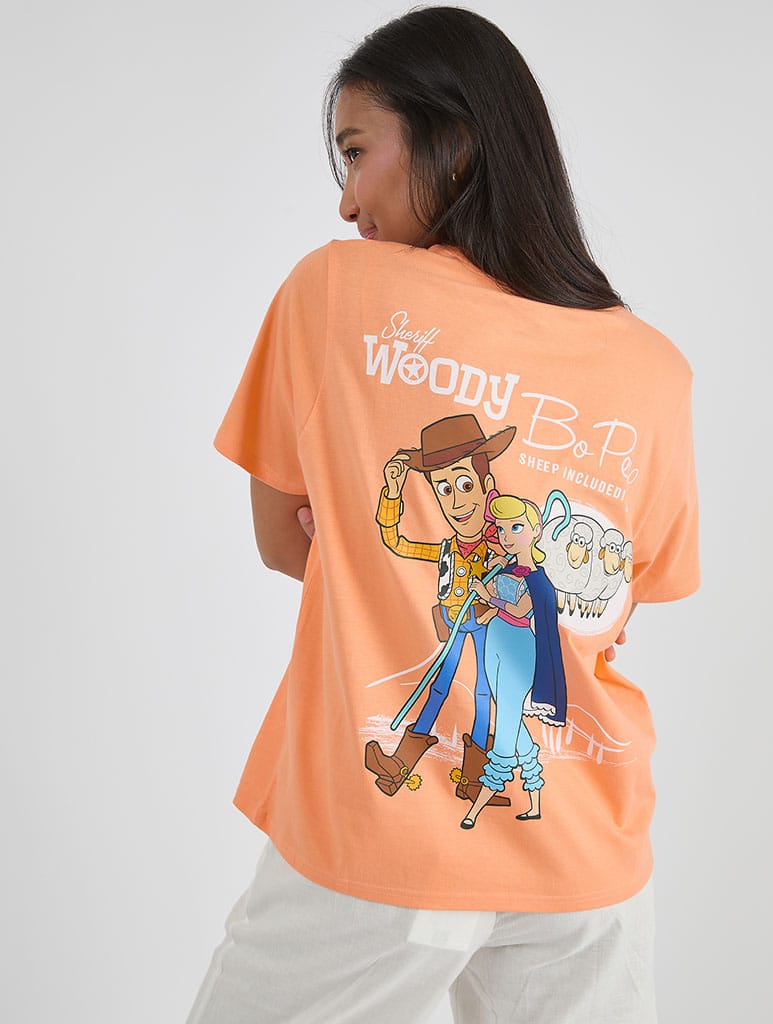 Custard x Disney Woody and Jessie T-Shirt Tops & T-Shirts Custard London