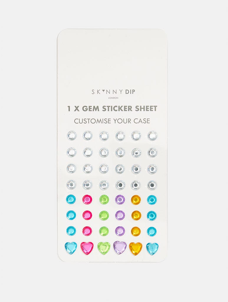 Customisable Gem Sticker Shock iPhone Case Phone Cases Skinnydip London