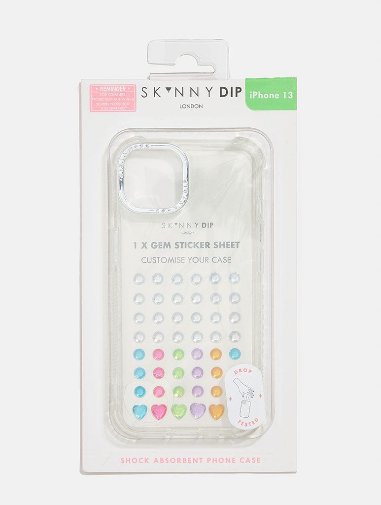 Customisable Gem Sticker Shock iPhone Case Phone Cases Skinnydip London