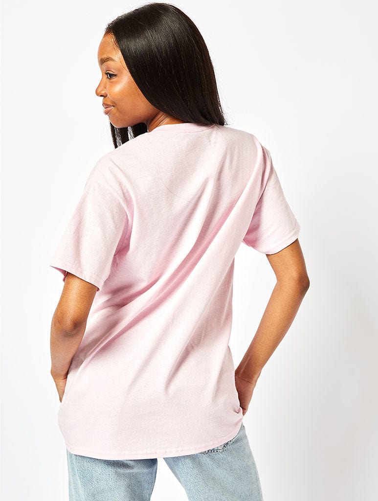 Cute But Unhinged T-Shirt In Pink Tops & T-Shirts Skinnydip London