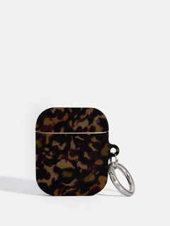 Dark Tortoise Shell AirPods Case AirPods Cases Skinnydip London