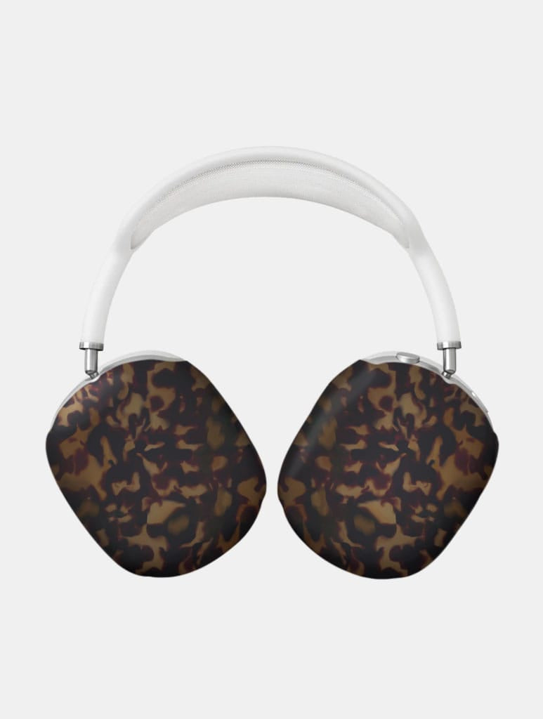 Dark Tortoise Shell AirPods Max Case in Matte AirPods Cases Skinnydip London