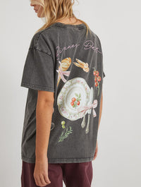 Dinner Date T-Shirt in Acid Wash Tops & T-Shirts Skinnydip London