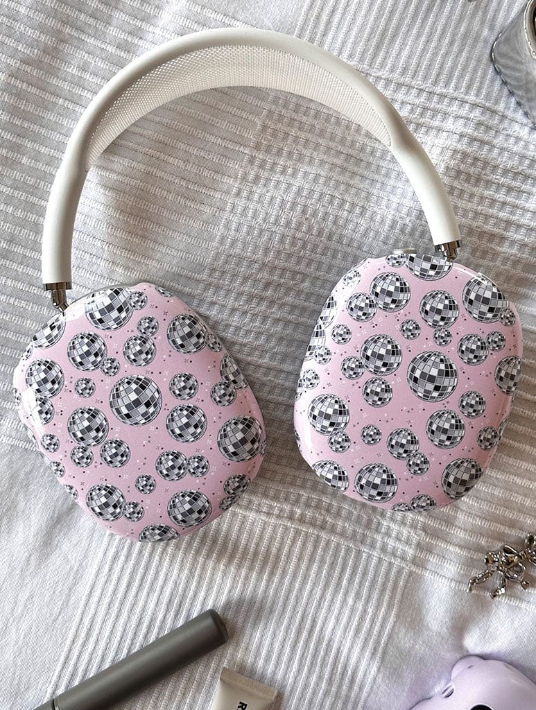 Disco Ball Repeat AirPods Max Case in Gloss AirPods Cases Skinnydip London