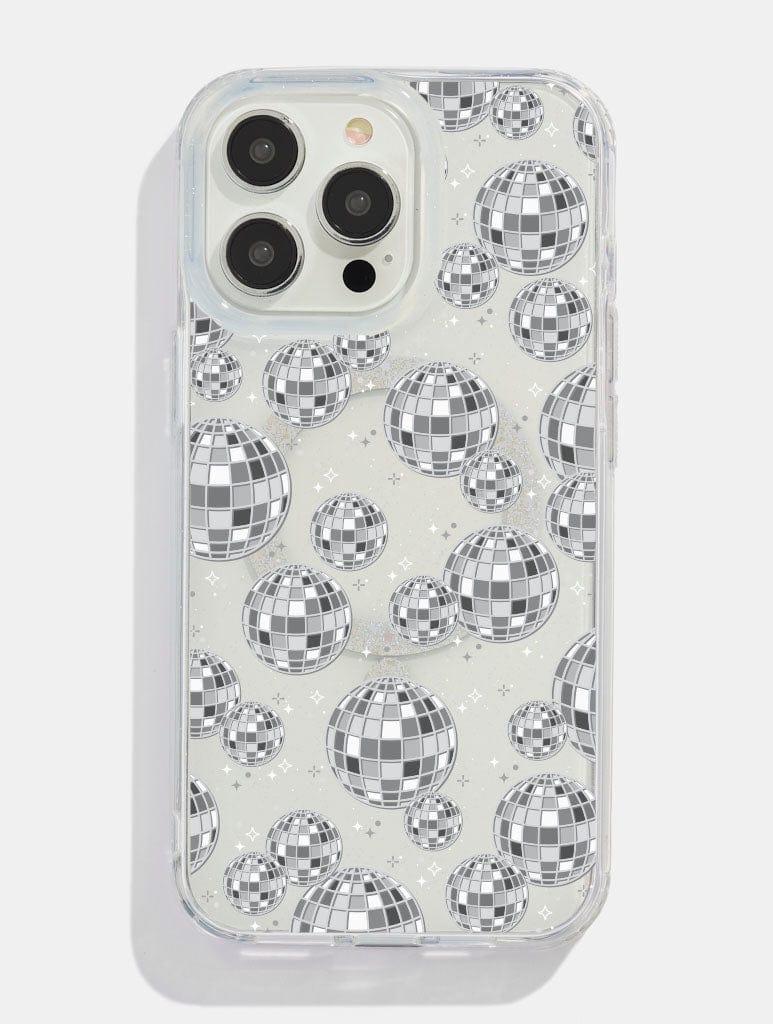 Disco Ball Repeat Glitter MagSafe iPhone Case Phone Cases Skinnydip London