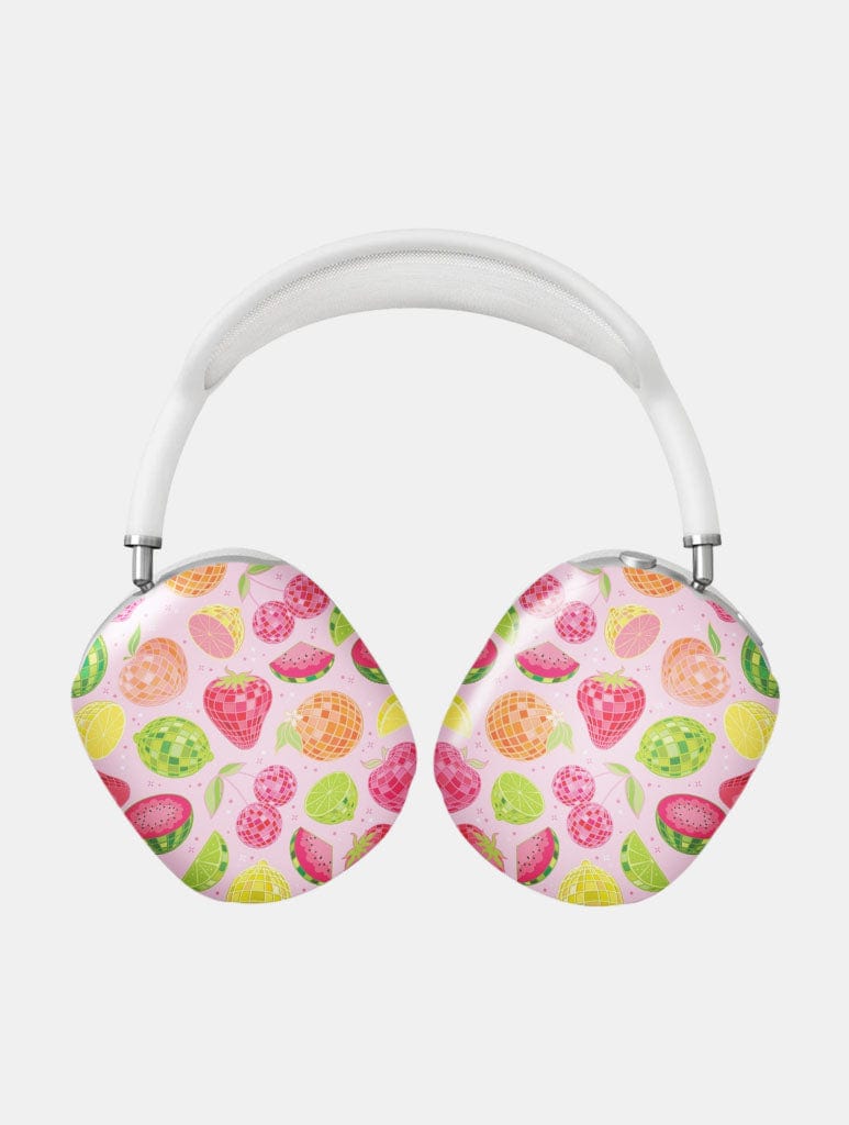 Disco Fruit Salad Swirl AirPods Max Case in Gloss AirPods Cases Skinnydip London