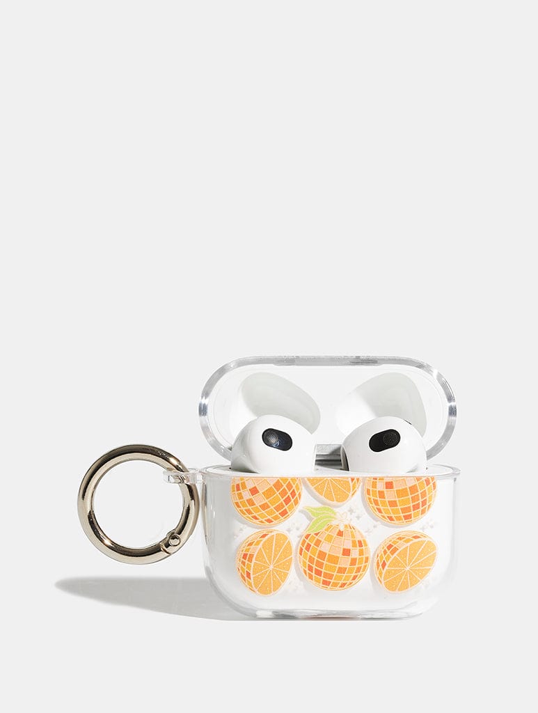 Disco Orange AirPods Case AirPods Cases Skinnydip London