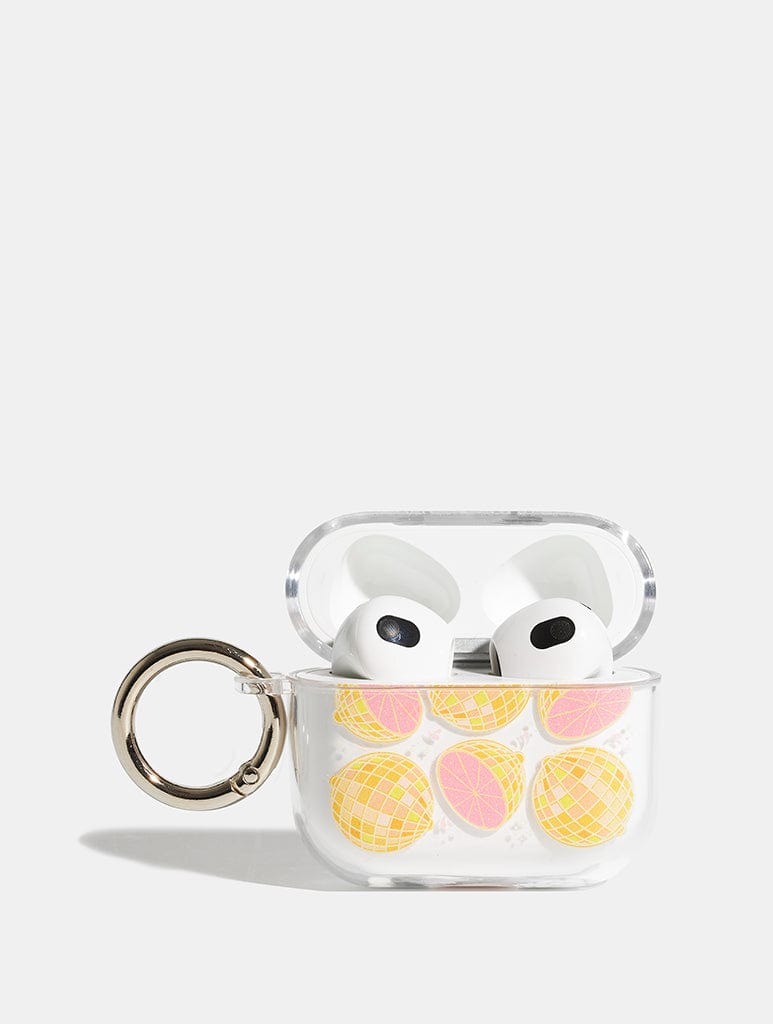 Disco Pink Grapefruit AirPods Case AirPods Cases Skinnydip London