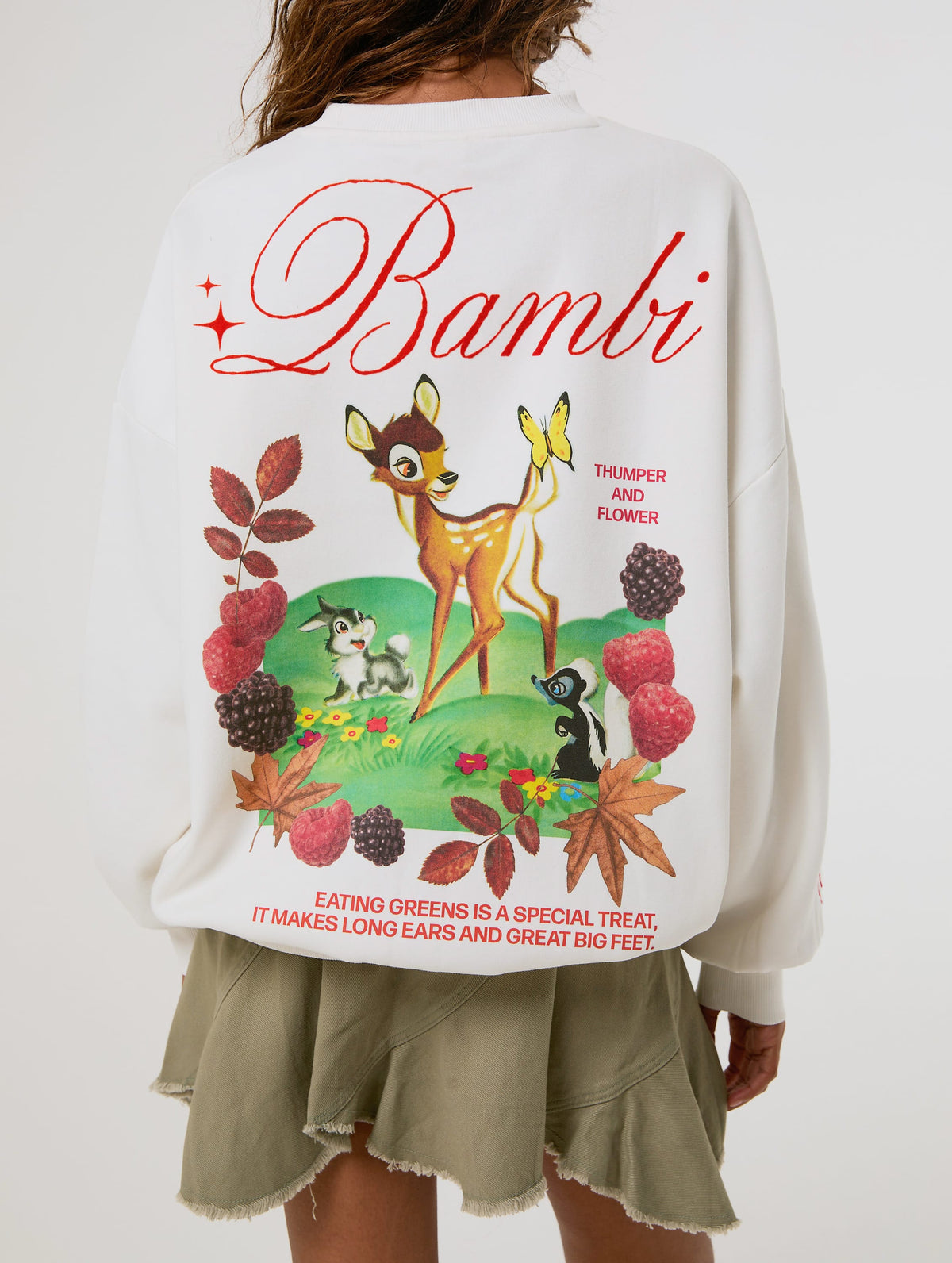 Disney Bambi Berry Sweatshirt Hoodies & Sweatshirts Skinnydip London